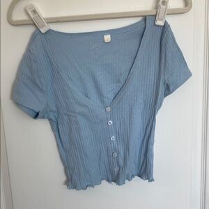 Small blue top